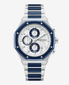 Dress Sport Chronograph Two-Tone Stainless Steel Bracelet Watch