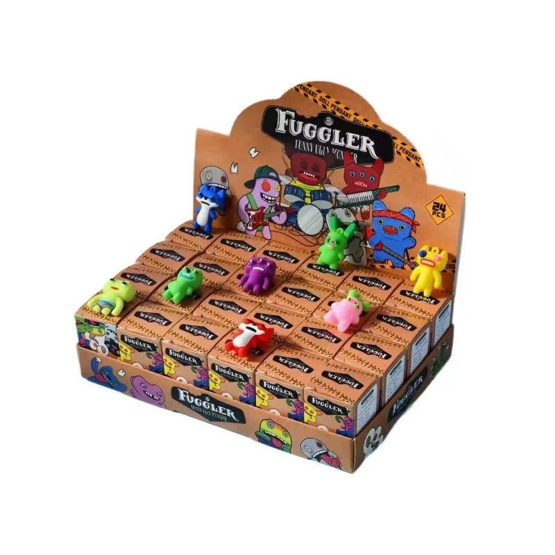 2026 New 24pcs Cute Little Monster Plushie Blind Box Set, Ugly