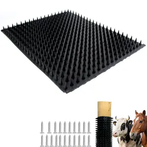 1 Pack Livestock Scratching Brush 16.6x13.3 Inch, Cattle Scratcher, Horse Goat Scratching Post Pad for Grooming, Soft Touch Cattle Itch Post Pad for Cow Horse Goat Pigs Dogs