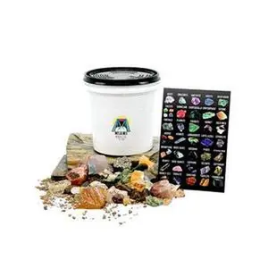 Crystal Mining Bucket 3 POUNDS of Fun: Explore Earth’s Treasures with Hidden Gems & Crystals!