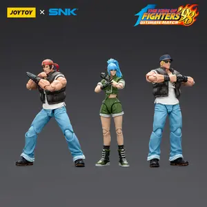 JOYTOY 1/18 Action Figure KOF'98UM Ikari Warriors Team 3PCS Birthday Gifts
