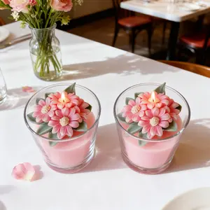 2 sunflower silicone molds - candles, soap, clay molds, suitable for handicrafts, home decoration, weddings, birthdays, Valentine's Day, Thanksgiving gifts - Handmade candle making materials, resin art, fine petals, exclusively for handicraft enthusiasts