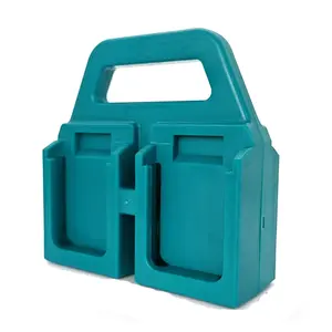 4x Battery Mount Holder Portable Storage Rack Basket Bracket Holder For Makita 18V Battery (NO Batteries)