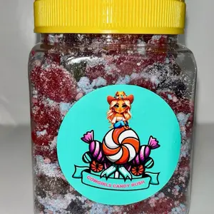 Bubblegum Cotton Candy Gushies-Sweet Snack Bonbon