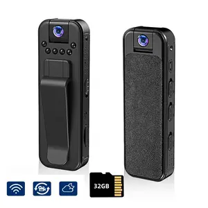 1080P Body Mini Camera Portable Small Digital Video Recorder Police BodyCam Infrared Night Vision Miniature Camcorder，Portable Sport DV Camcorder for Outdoor Sport Skiing Cycling Hiking Wireless Vlog Camera