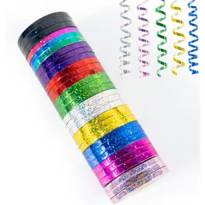 Shiny Curling Ribbon Set, Balloon String 1/5" X 10 Yards Per Roll, 30 Rolls Curling Ribbons for Gift Wrapping, Christmas Decorations, Birthday Party, Bows Crafts (Total 300 Yards)