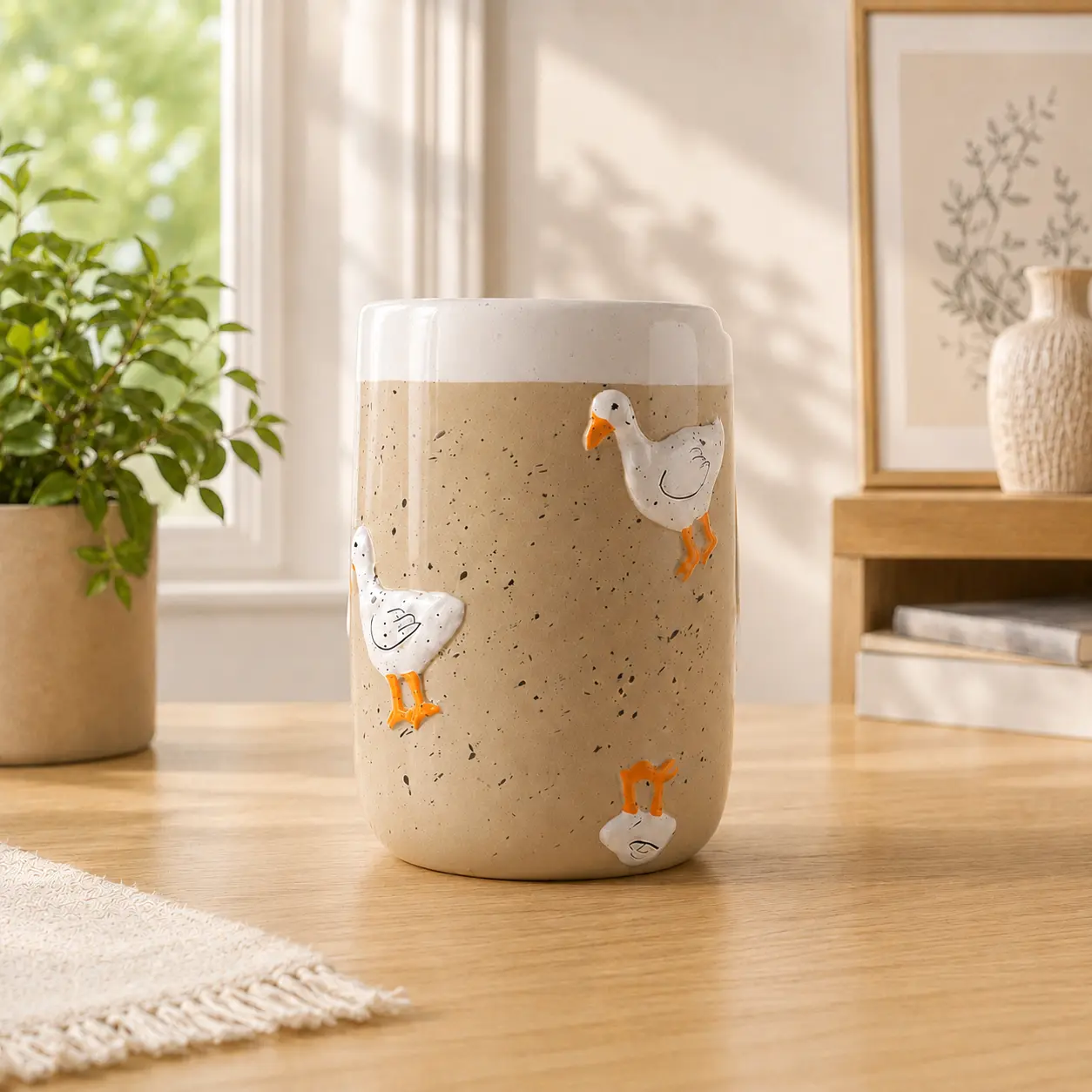 Handmade Ceramic Duck Mug