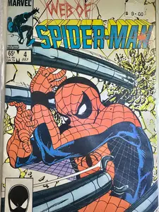 WEB OF SPIDER-MAN # 4 JULY 1985 COMIC BOOK