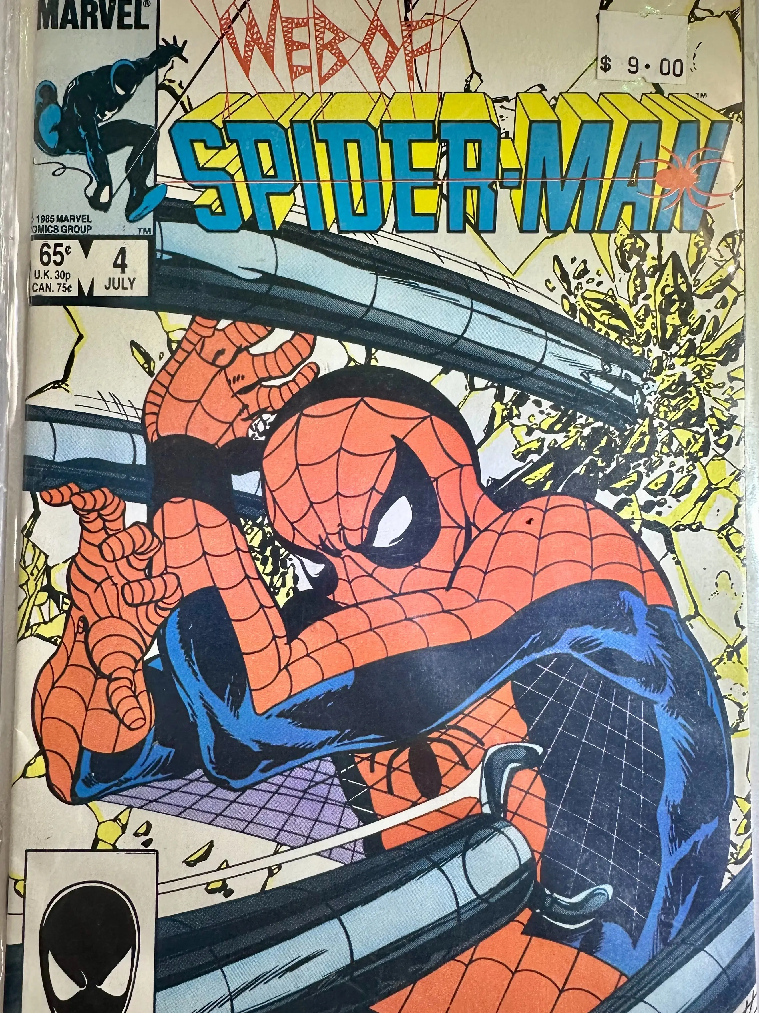 WEB OF SPIDER-MAN # 4 JULY 1985 COMIC BOOK
