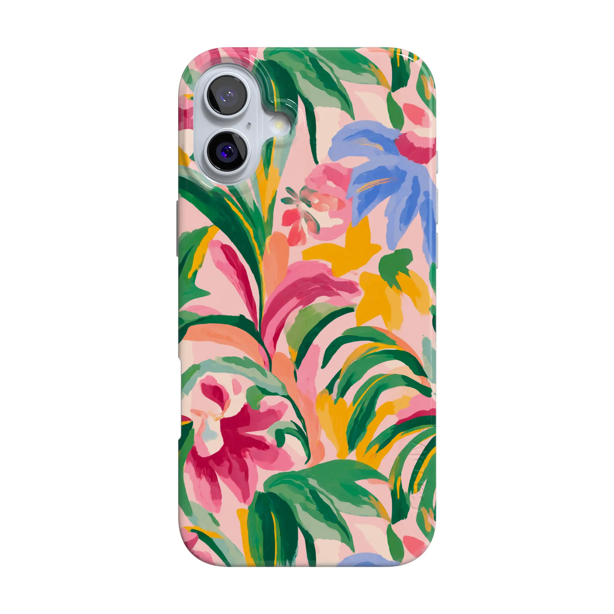 Casely iPhone 16 Case | Sunshine Jungle | Poolside Print | Compatible with MagSafe | Classic Ultra Thin Design