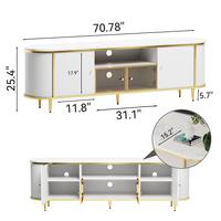 White/70" TV Stand only