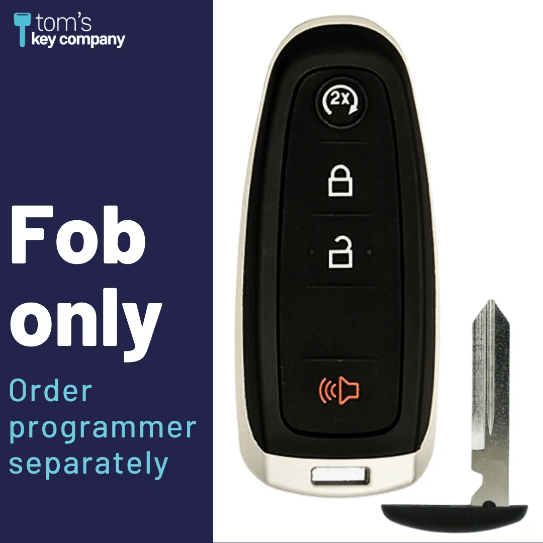 Ford 4-Button Aftermarket Smart Key with Remote Start (FORPSK-4B-RS-FOB-PDL)
