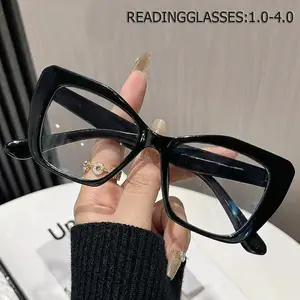 Fashion Cat Eye Blue Light Blocking Reading Glasses, Versatile High-End Elderly Reading Glasses, Stylish and Comfortable Vision Aid