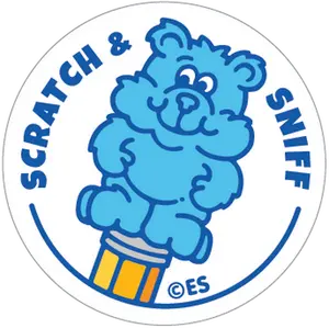 80's Pencil Topper -Scratch & Sniff Stickers by Everything Smells, LLC.