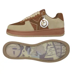 Root Beer Float Sneakers - Brown and tan suede streetwear fashion footwear low top shoes