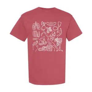 Respiratory Therapist Doodles Tee | RT T-Shirt | Respiratory Shirt