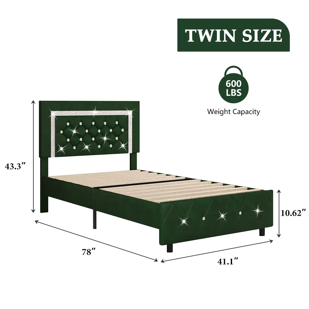 Twin Size Green