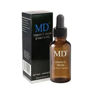 MD Ultimate Vitamin C Face Serum - 20% L-Ascorbic Acid & Collagen - 1 fl oz / 30ml - Anti-Aging, Smoother Skin Repair Comfort - Sensitive Skin Friendly
