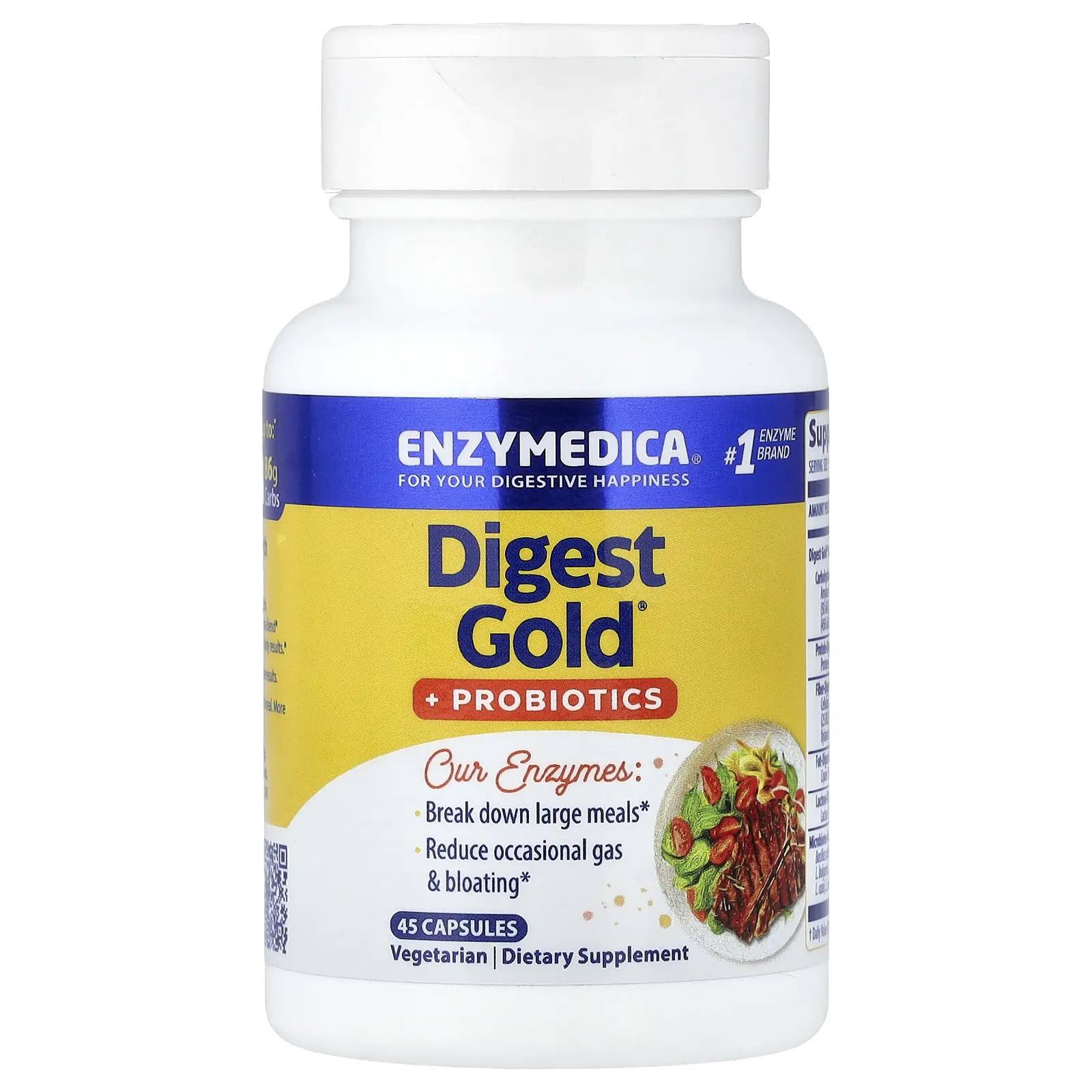 Enzymedica Digest Gold® + Probiotics, 45 Capsules
