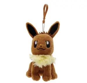 6" Eevee Compact Charm Soft Plushie Keychain Portable Stuffed Toy Cute Bag Accessor