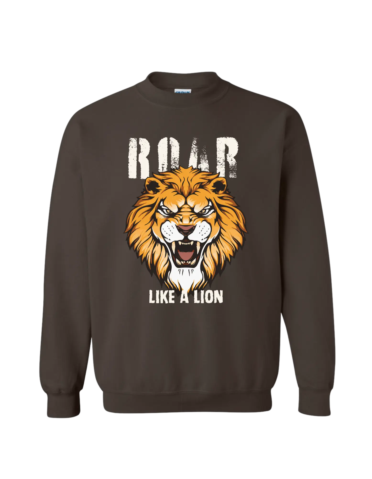 Roar like a Lion Unisex Comfortable Everyday Crewneck Sweatshirt