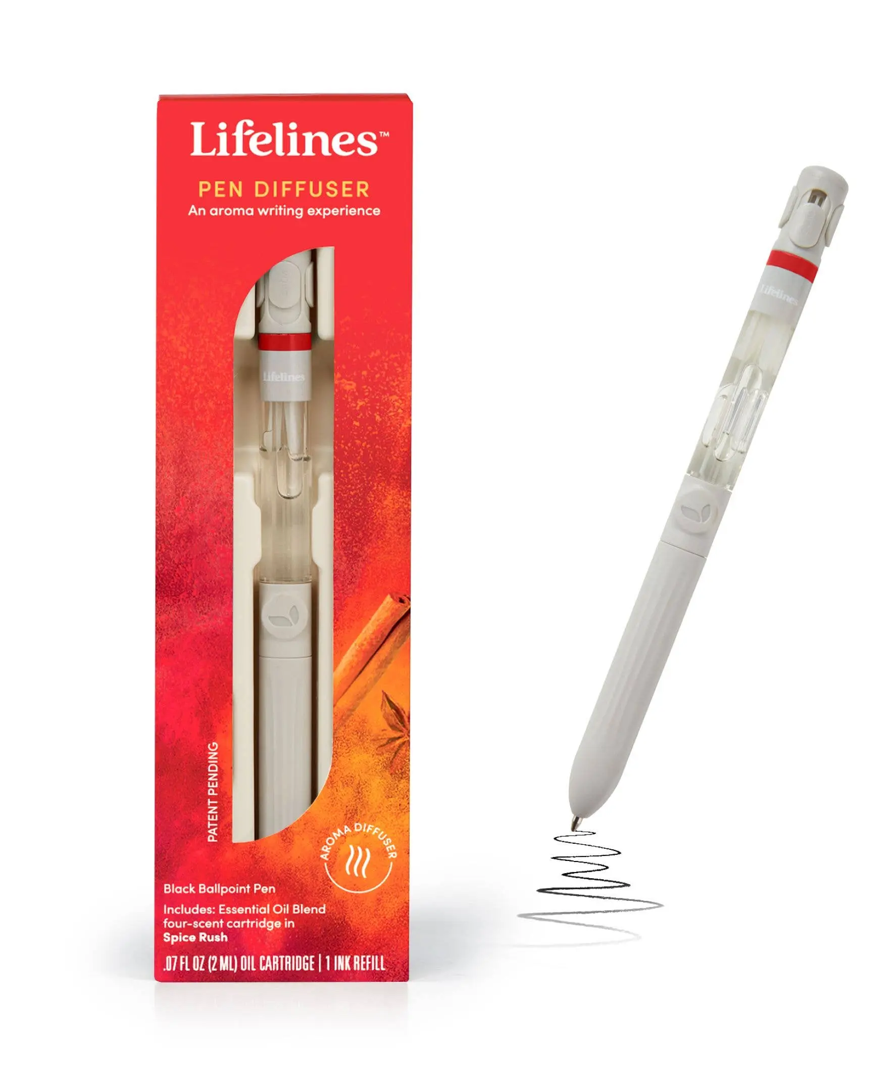 Lifelines Pen Diffuser with Essential Oil Blends-Spice Rush
