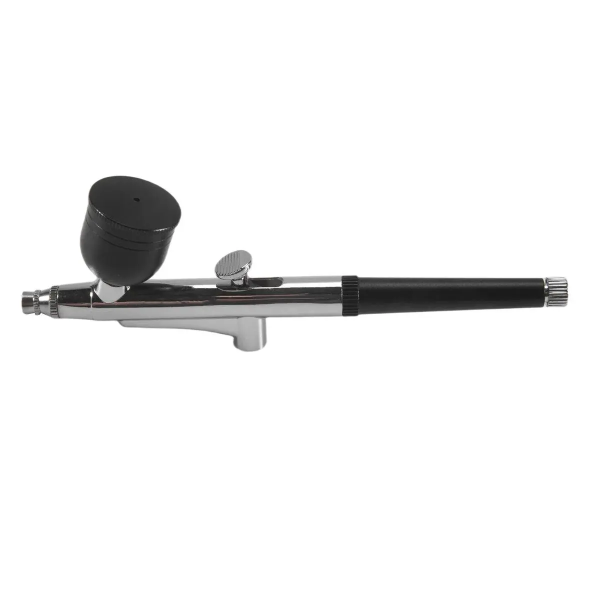 Portable Single Action Airbrush 0.3mm Nozzles Spray Airbrush Pen for Model Cake Nail Car Painting Beauty Inkjet-Black
