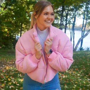 Knit Puffer Jacket