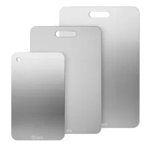 Titanium Cutting Board - 100% Pure Titanium, Dishwasher Safe, Eco-Friendly, Durable & Easy to Clean, Perfect for All Your Cutting Needs