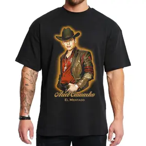 Ariel Camacho El Mentado Vintage T-Shirt, Corrido Mexican Music Tee, Retro Cowboy Graphic Shirt, Regional Mexicano Fan Merch, Latino Streetwear for Men and Women