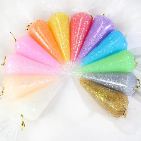 Galaxy Jelly Crystal Whipped Cream Glue – DIY Craft Material for Handmade Phone Cases, Kuka Cards, Hair Accessories & Decorative Crafts