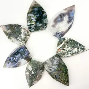 【Higher Crystal】"Stunning Moss Agate: A Natural Work of Art"