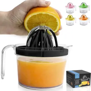Portable Citrus Juicer Reamer (17oz Capacity) Kitchen Fruit Reamer for Oranges & Grapefruit - Makes Fresh Juice In Seconds Utensils