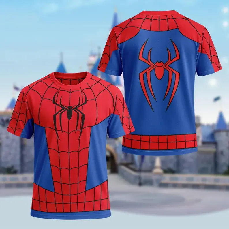 Spider Inspired Soccer Jersey, Spider Web Graphic Sports Shirt, Sleeve Athletic Jersey, Streetwear Football Top, Superhero Fan Gift