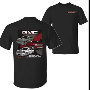 100% Cotton - GMC Denali Pickup Truck Graphic Tee, Double-Sided American Truck Shirt, Classic Streetwear T-Shirt for Car Enthusiasts ,Graphic tee for men and women,gift for him and her
