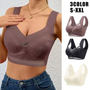 FZ 1/2/3PCS EssElegance Wire-free Seamless Bra for Women - Daily Comfort Bralette , Breathable Stretch Fabric, No Digging & Back Smoothing