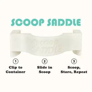 The Scoop Saddle - The Original Scoop Clip - Compatible with Buff City Soap Jars