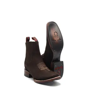 2362602 - Vaquero Signature Women's Wide Ankle Toe Boots Nobuck Cafe
