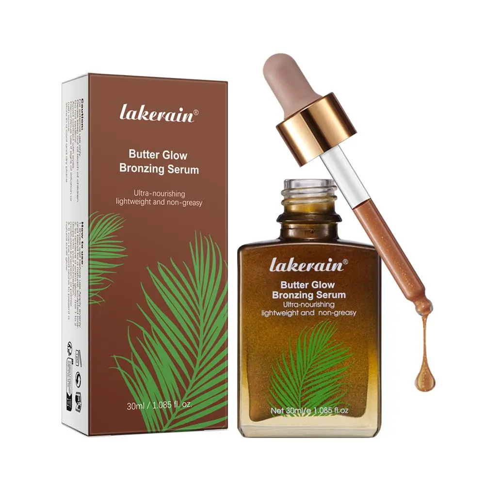 Butter Glow Bronzing Serum, 1 Box Gentle, Hydrating Nourishing Skincare Bronzing Drops for Radiant, Natural Sunkissed Complexion, Moisturizing Skin Care Product for Women, Moisturize, Bronze, Hydrate, Moisturizer, Moisturizing Formula