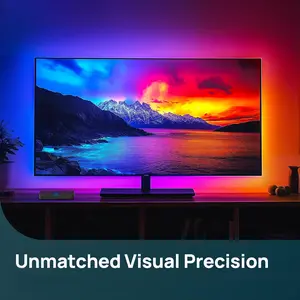 HDMI Synchronized TV Ambient Light Strip, Smart TV Backlight Ambient Light, Freely Switchable Multi-scene Modes, Suitable for Living Rooms and Bedrooms, Creating a High-end Home Theater Effect