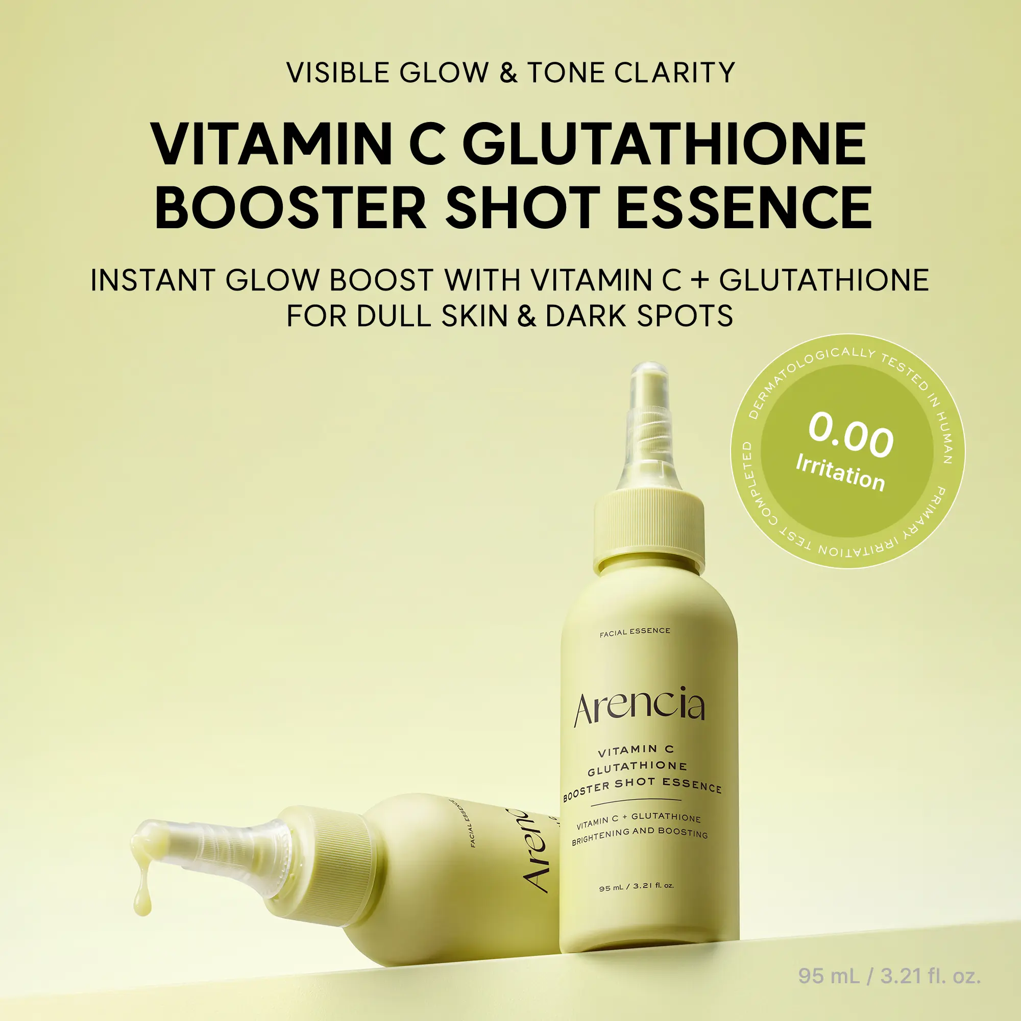 Vitamin C Glutathione Booster Shot Essence, Lightweight Brightening & Dark Spot Care for Radiant, Even-Looking Skin, 3.21 fl oz - TikTok Shop Vitamin C Glutathione Booster Shot Essence, Lightweight Brightening & Dark Spot Care for Radiant, Even-Looking Skin, 3.21 fl oz - TikTok Shop