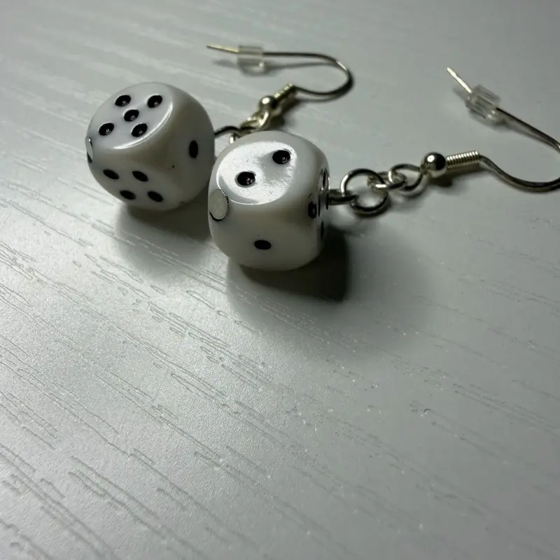 Casino Dice Earrings