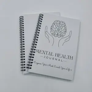 120 Pages Adult Mental Health Journal, Anxiety Relief Planner and Self-Care Tracker, Relaxation Workbook for Emotional Wellbeing