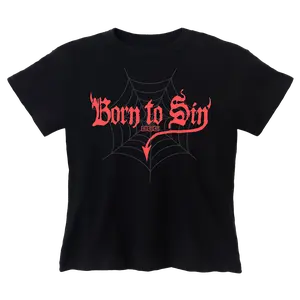 Born To Sin Crop Top