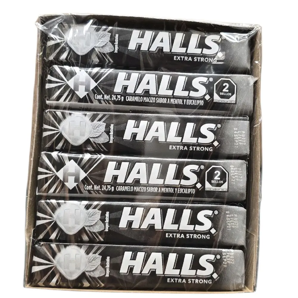 Halls Extra Strong Menthol & Eucalyptus Lozenges  Multipack (Mexican Version)