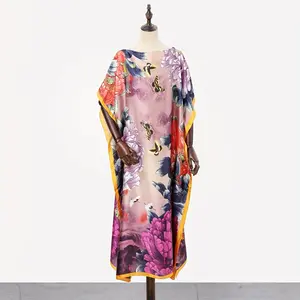 An oversized women's pullover shawl - featuring elegant Bohemian style prints - perfect for evening dates and festive outings Casual Polyester