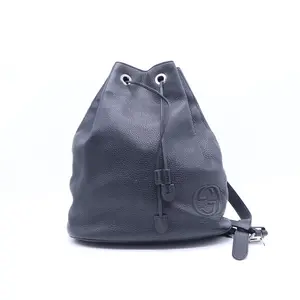 Pre-owned GUCCI Leather Backpacks Interlocking G Soho B20757