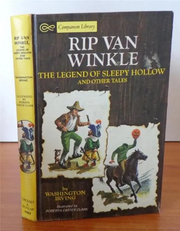USED Book - Rip Van Winkle and the Legend of Sleepy Hollow and Other Tales by washington irving (Hardcover) - german