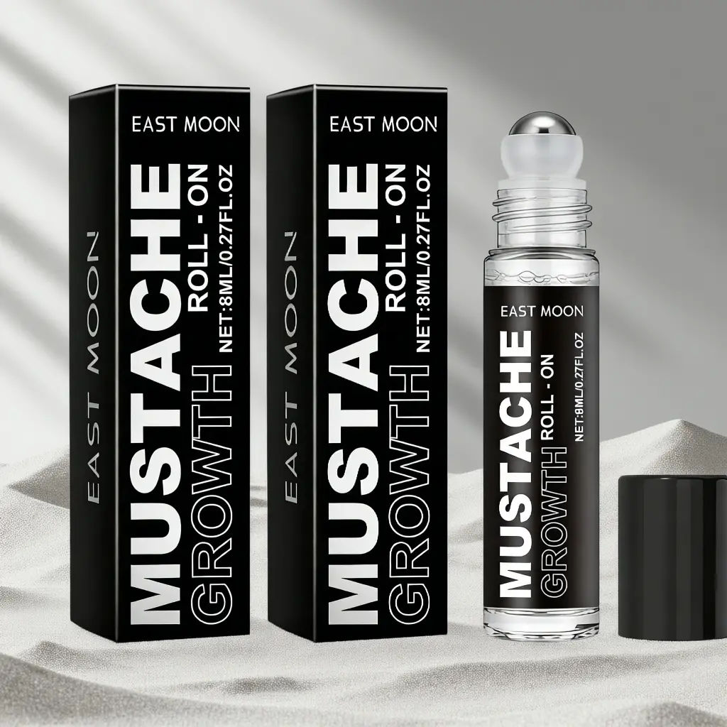 Men’s Rosemary Hair Care Rollerball (2-Pack, 8ml Each) - Compact Gentle Rolling Tool, Deep Nourishment, Root Strengthening, Damaged Hair Repair, Easy Absorption, Blood Flow Control, Ideal for Patchy Growth