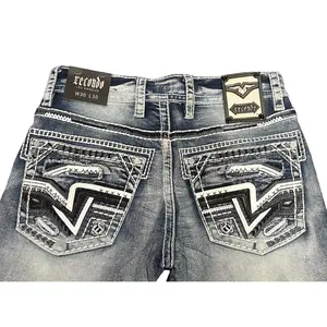 Xecondo for Men Y1271 Light Blue Jeans